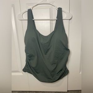 Anne Cole army green tankini